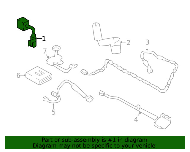 Genuine Nissan Navigation Microphone 28336-5AA0A