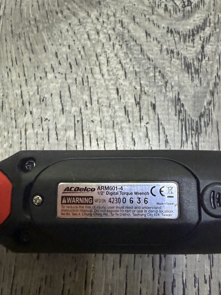 ACDelco ARM601-4 Digital Torque Wrench