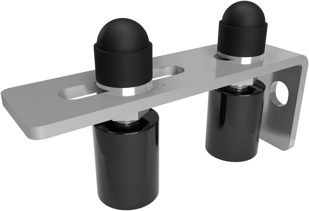 Compact Sliding Gate Guide with Weather-Resistant Bracket - No Assembly Needed