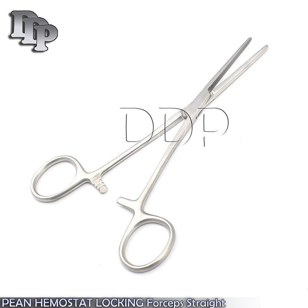 Rochester Pean Forceps Surgical OB/GYN Straight 8"