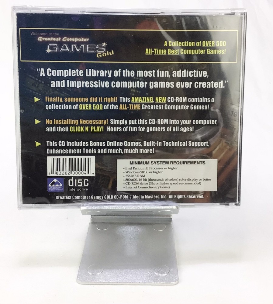 Greatest Computer Games Gold Edition Cd-Rom