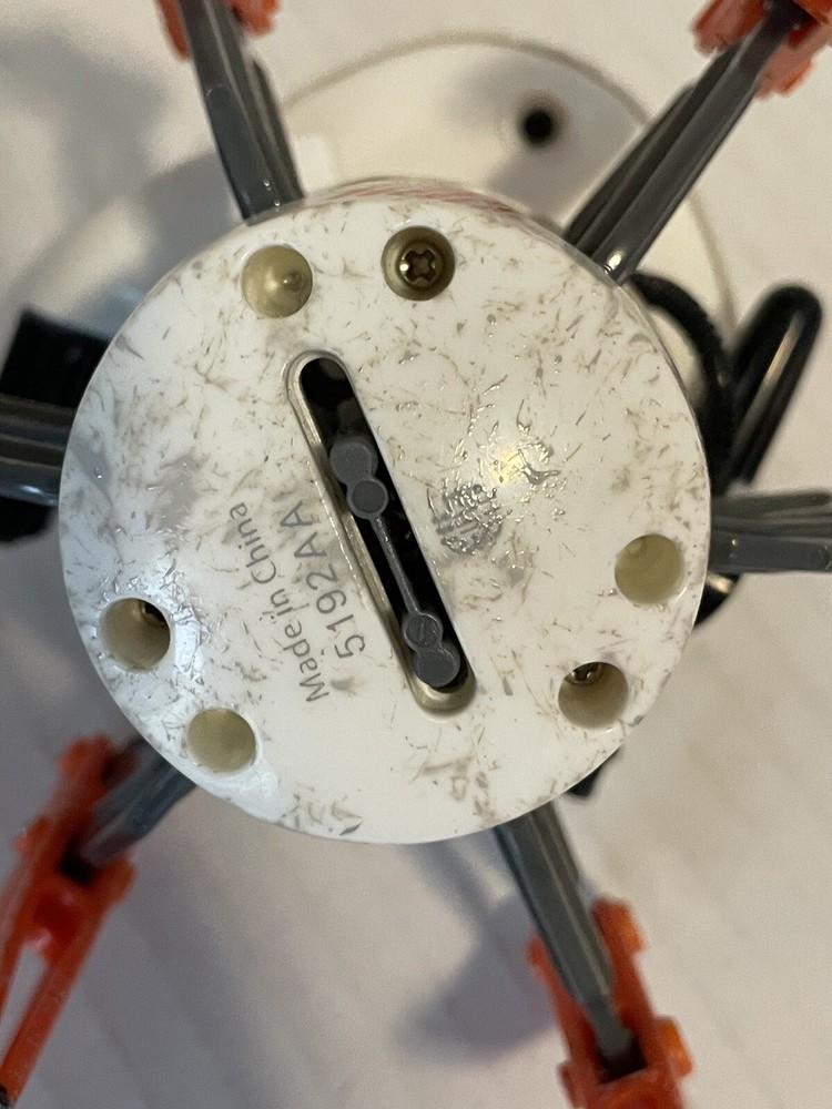 Hexbug Battlebots Spider Bot White Orange No Remote Untested