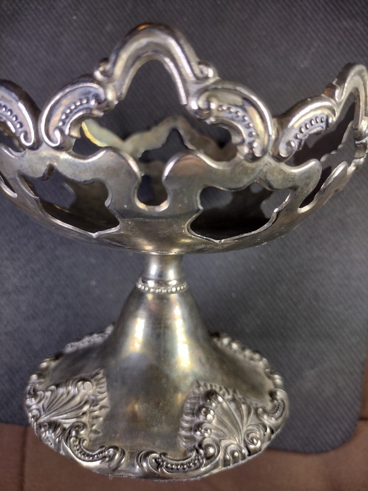 Vintage Godinger Silverplated Candy Dish Pedestal