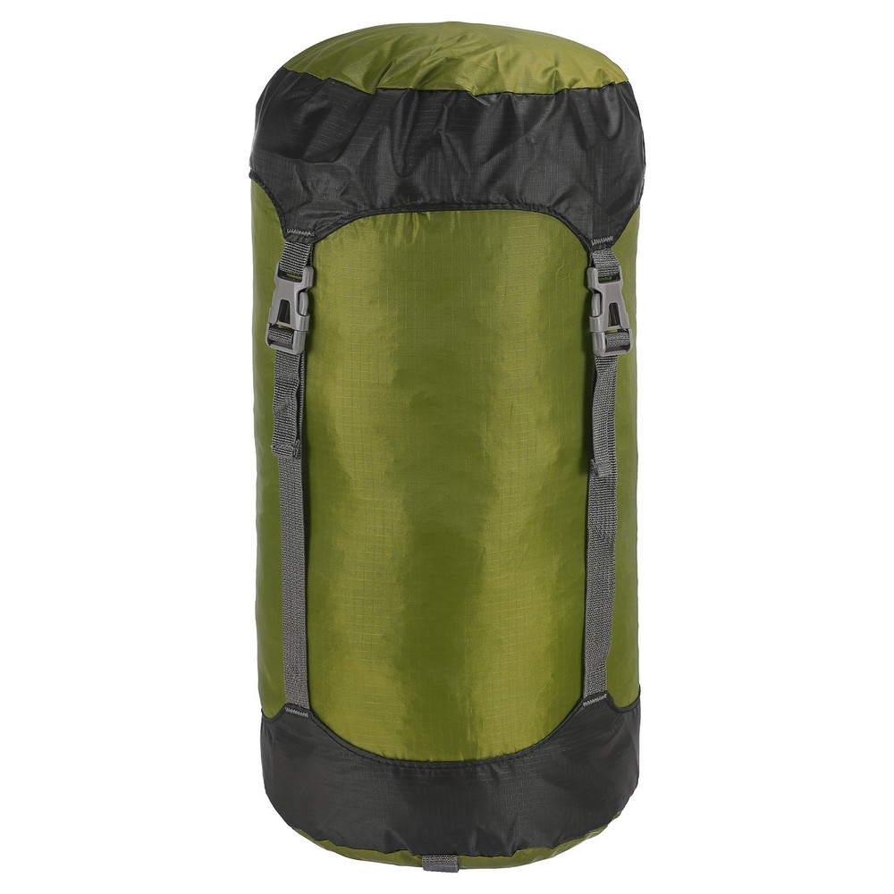 Compression Stuff Sack, 15L M Size Waterproof Sleeping Bag, Dark Green