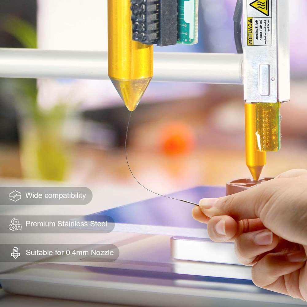 3D Printer Nozzle Cleaning Kit - 10 Precision Needles for Ultimate Maintenance