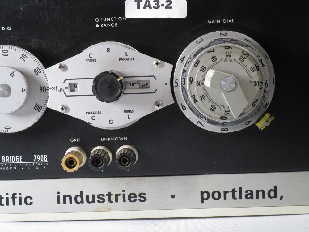 ESI Universal Impedance Measuring System Model 293 AC/DC Generator & Bridge