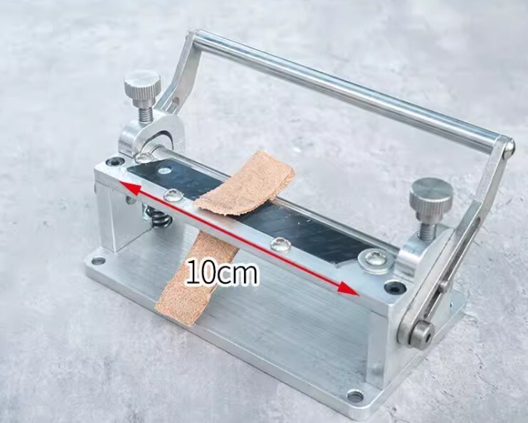 Handmade leather thinning machine, soft & hard leather belt scraping machine