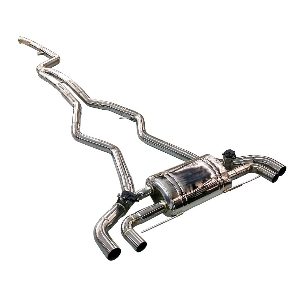Catback Exhaust Kit For 2020-2025 BMW M340i M440i Stainless Steel 4'' Tip