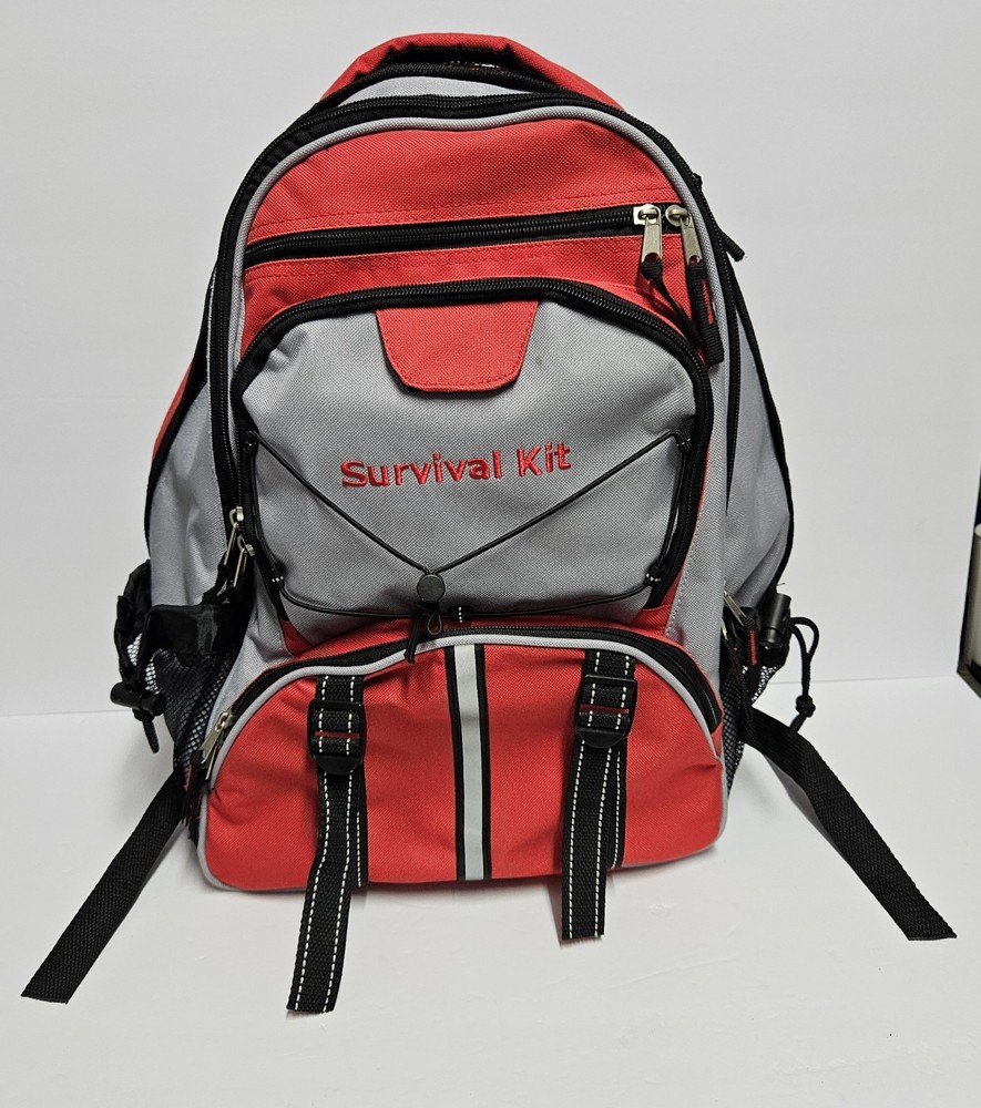 Survival Kit Emergency Backpack Bag Multiple Pockets Sections Just The Bag