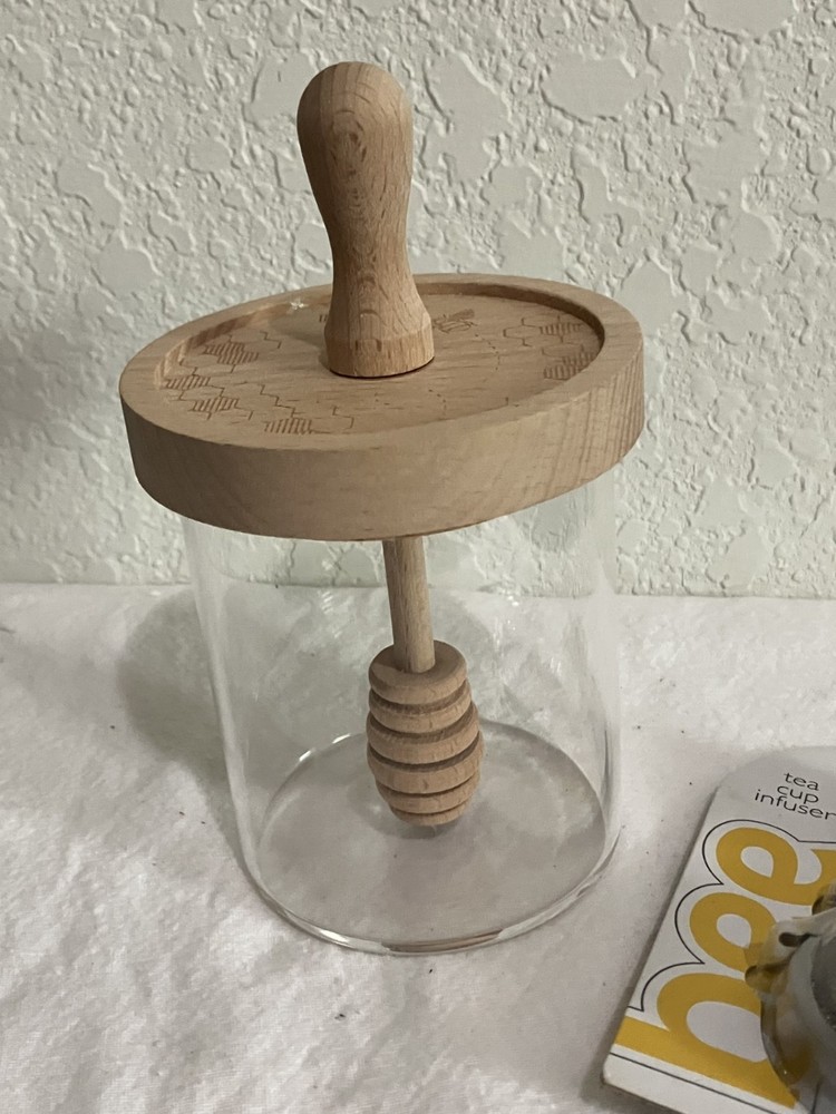 Bee Tea Steeper and Honey Jar