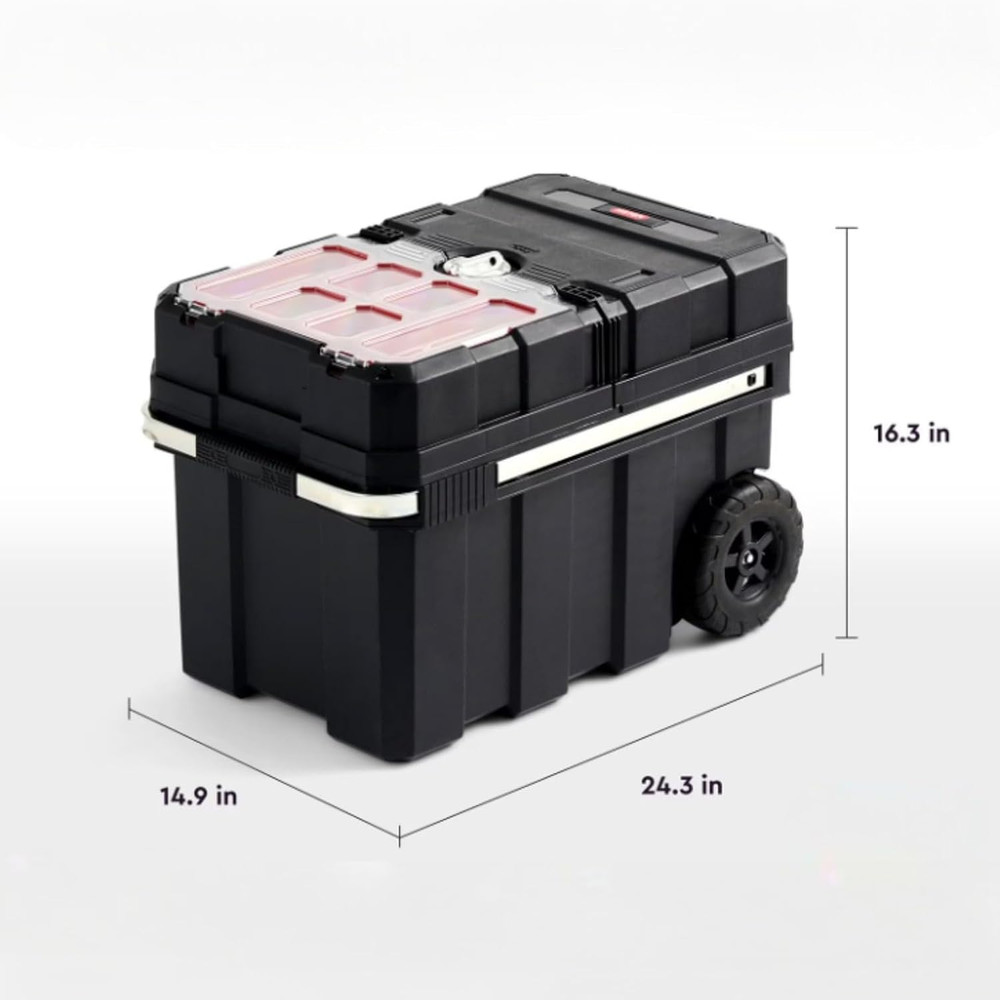 Masterloader 990442968 Professional Rolling Tool Box with 18-Inch Cantilever
