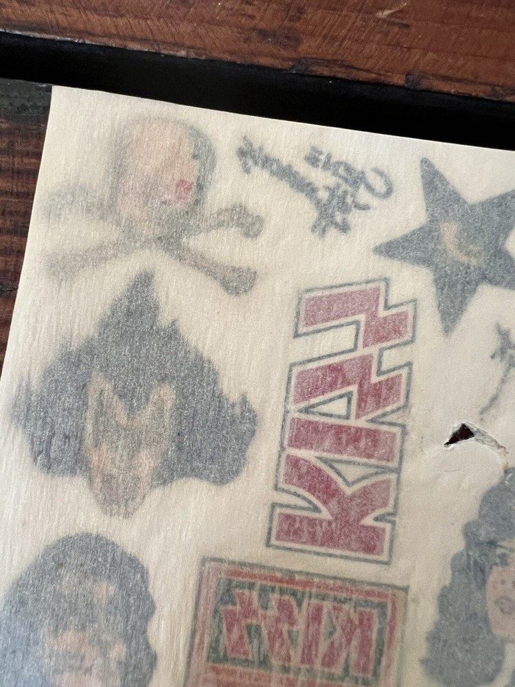 Vintage 1970’s KISS Stickers & Tattoos