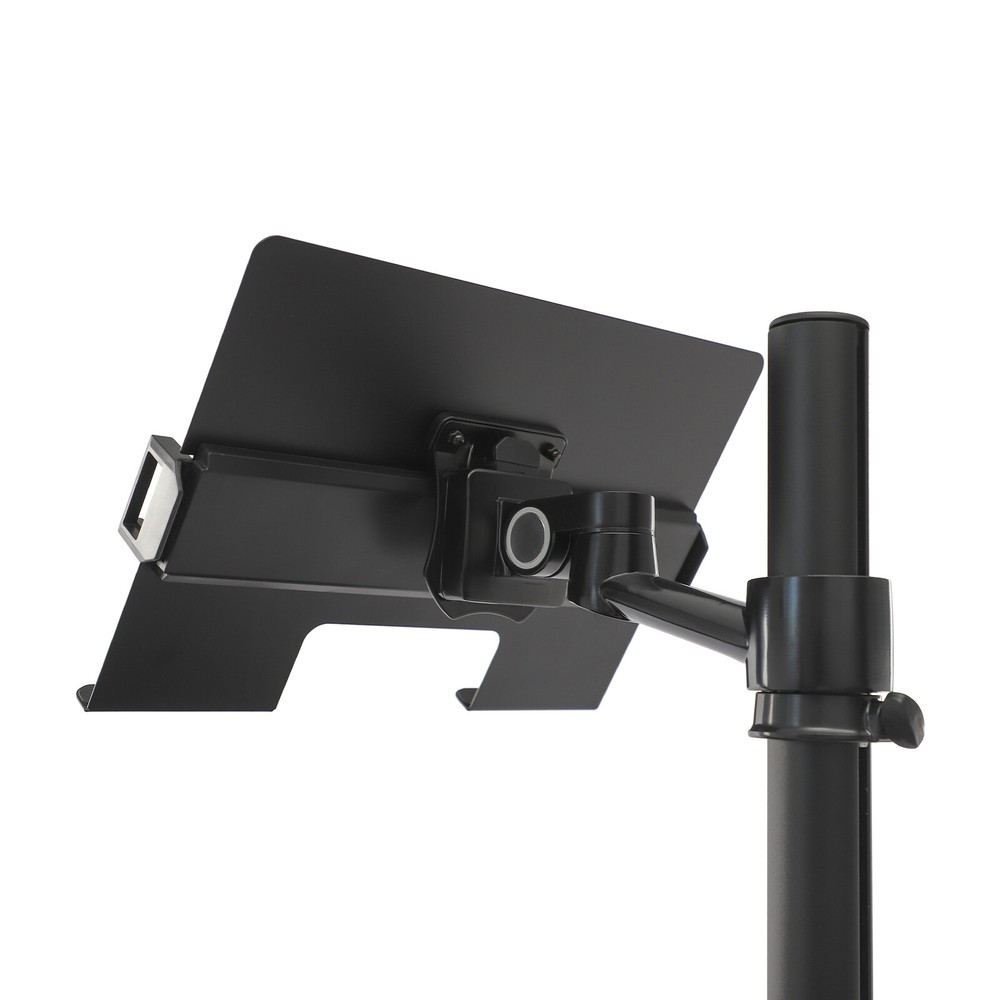 Portable Rolling Laptop Floor Standing Table Mobile Workstation Adjustable Hight