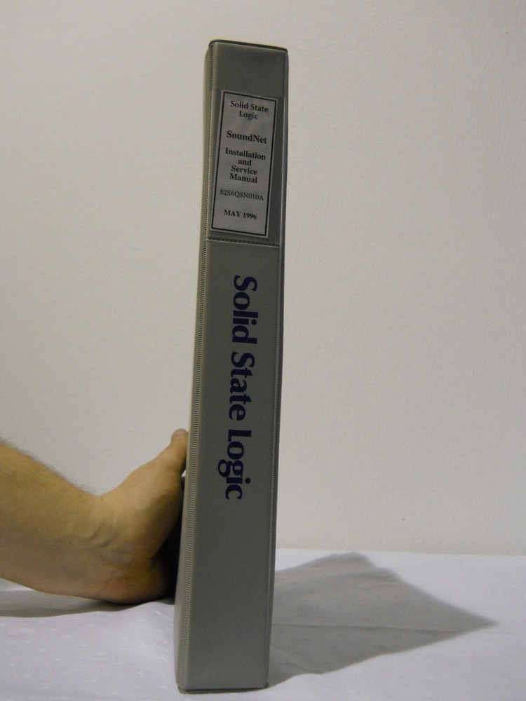 SSL SoundNet Installation and Service Manual Solid State Logic