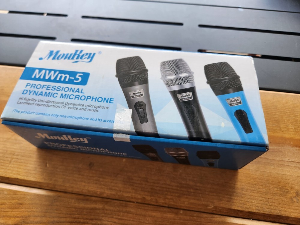MOUKEY MWm-5 Professional Dynamic Microphone, Karaoke
