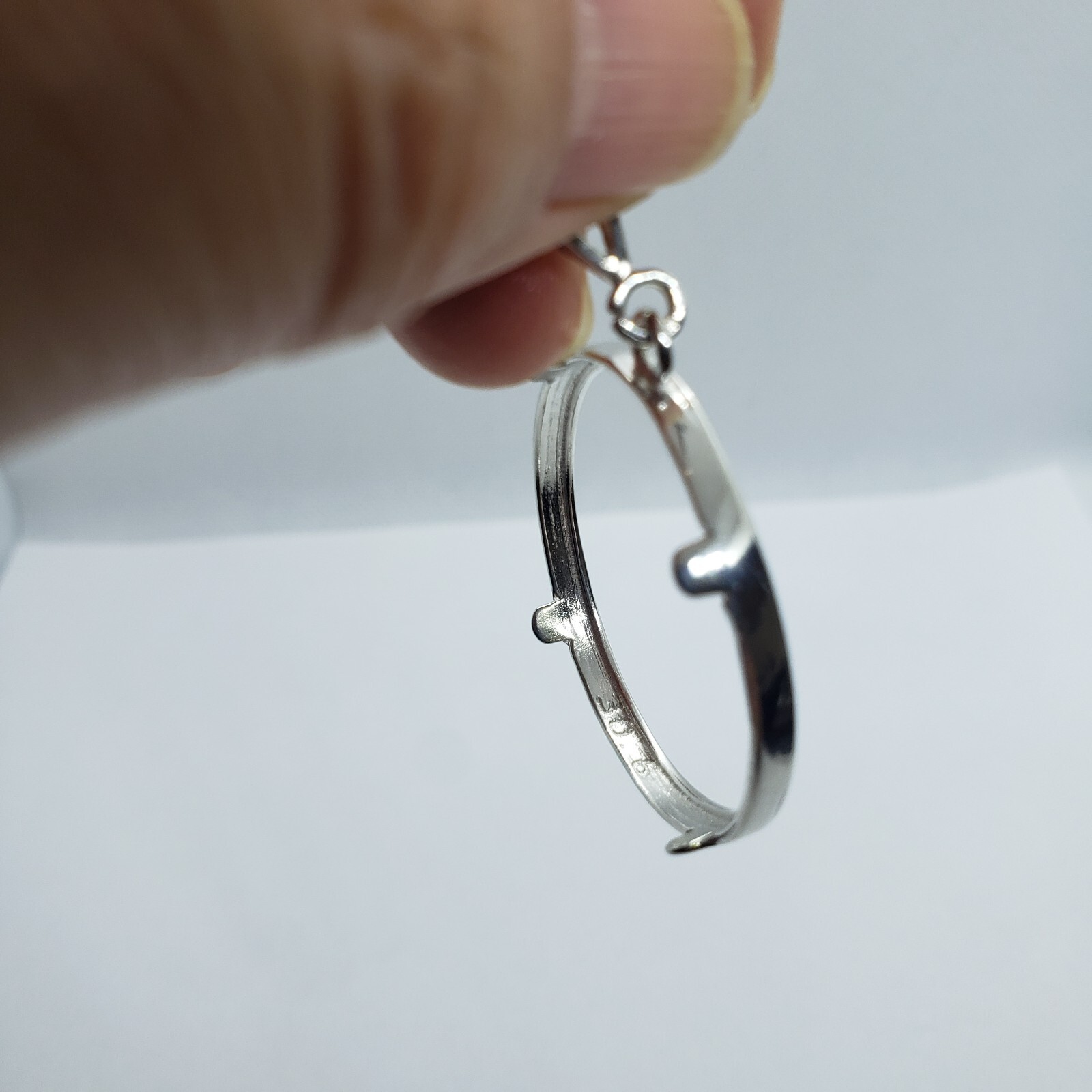 Sterling Silver 1 Onza Plata Libertad Bezel 36 mm Coins Prong Back Square Edge