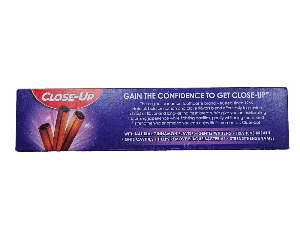 CLOSE-UP Cinnamon Blast Toothpaste 6oz ( 2 tubes ) __
