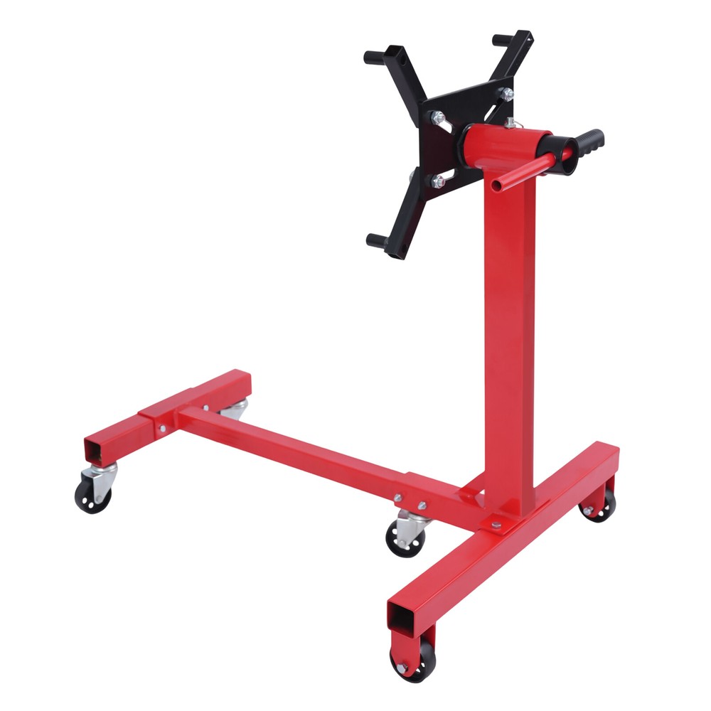 1250Lbs Engine Maintenance Stand Collapsible Motor Hoist Jack 360° Rotating Tool