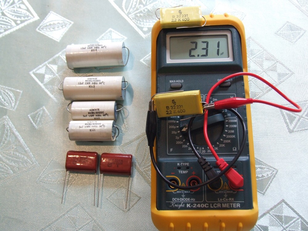 CAPACITOR 2.2uF 3.3uF 5uF 12uF AUDIO SPEAKER FILTER METALLIZED Crossover HIFI