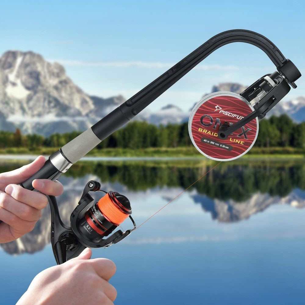 Quick Portable Heavy-Duty Fishing Line Spooler - Save Time & Avoid Tangles