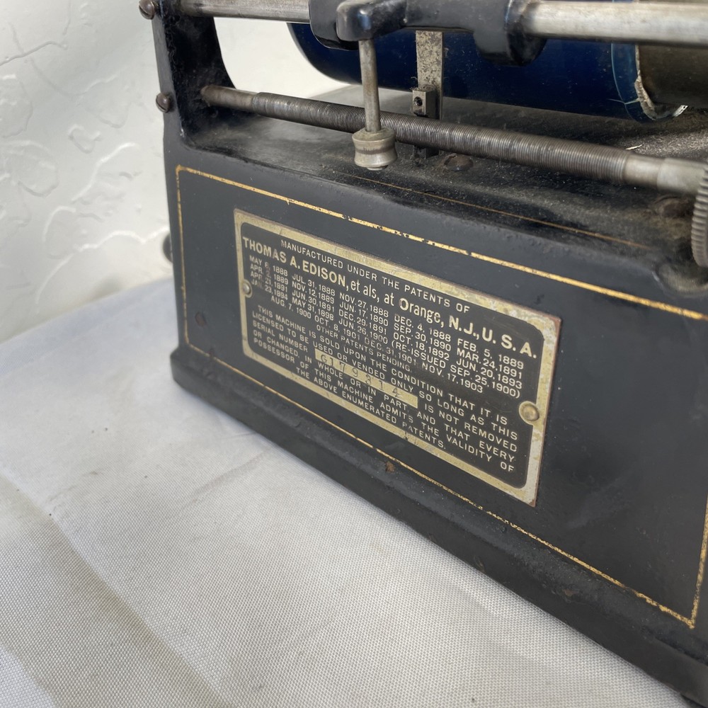 Edison “Gem” Cylinder Phonograph + Works Great !!