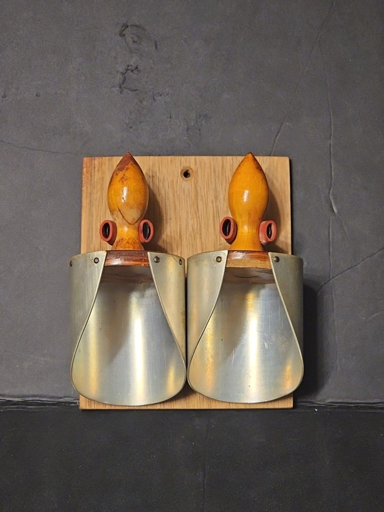 Vintage Wall Mounted Grain Scoops