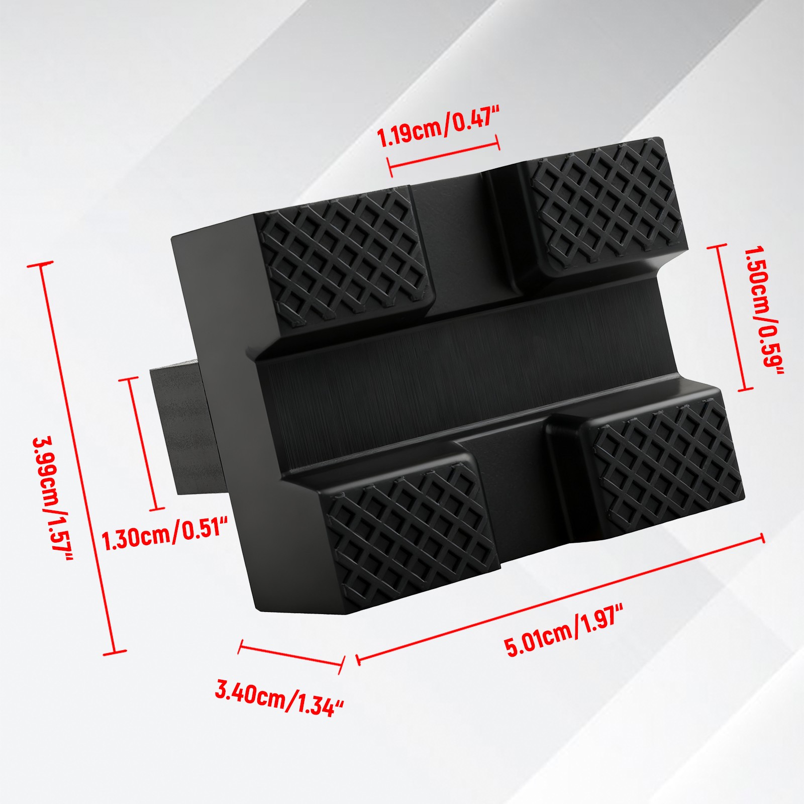 Rubber Pinch Weld Jack Pad Saddle for Scissor Lift Prevents Car Jack Kit Tool US