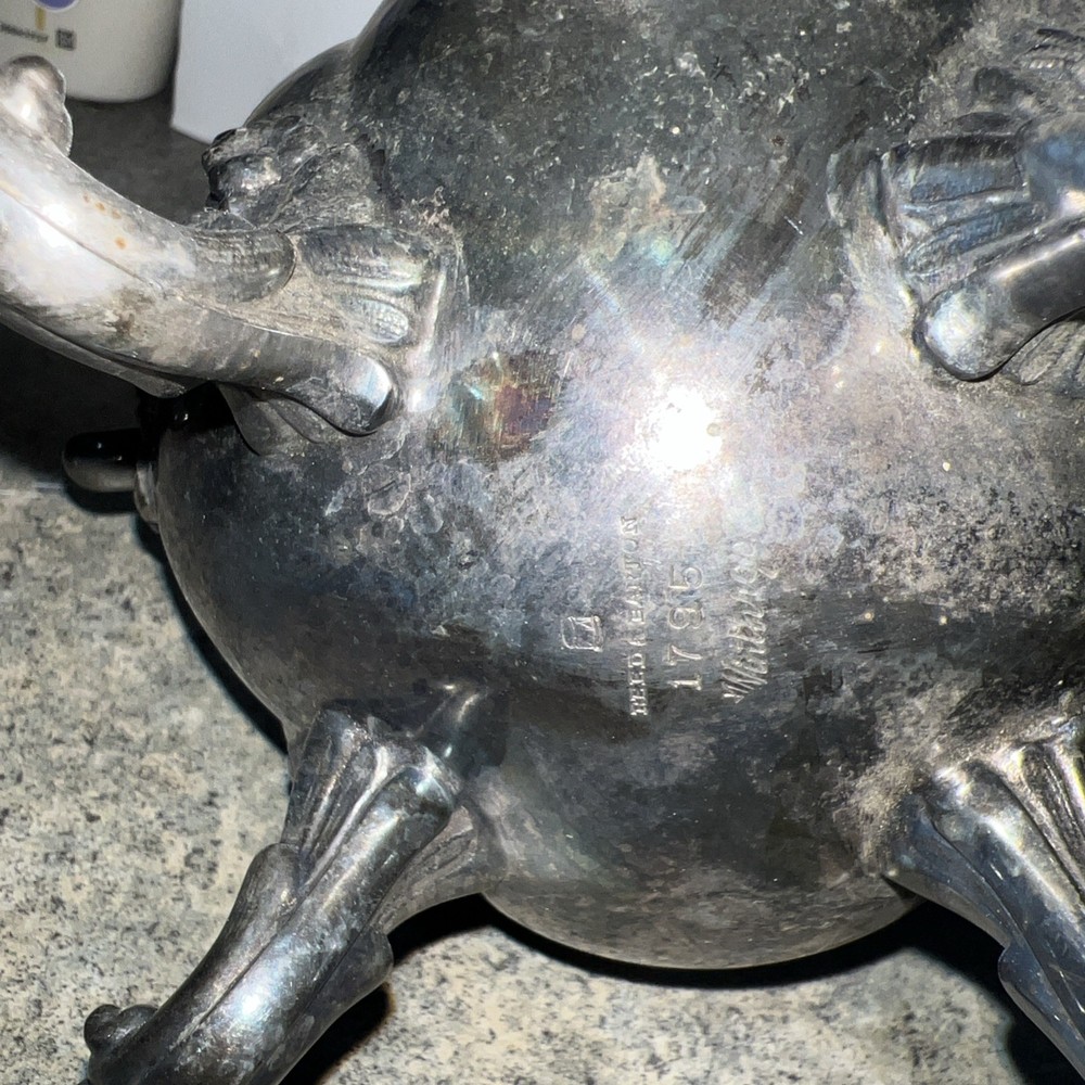 Reed & Barton Silver Coffee/Tea Set w/ Creamer, Sugar w/ lid