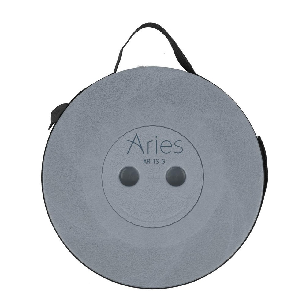 Aries Portable Telescoping Stool/Chair, Solid Gray