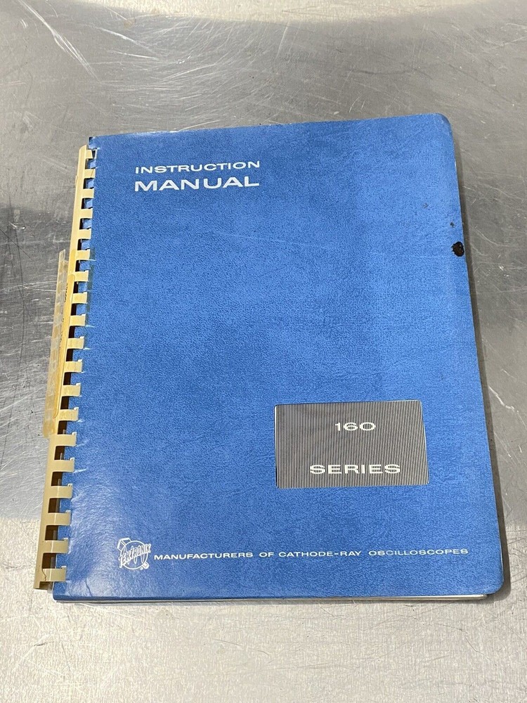 Tektronix 160 Series Instruments - User Guide / Manual /Instruction Book