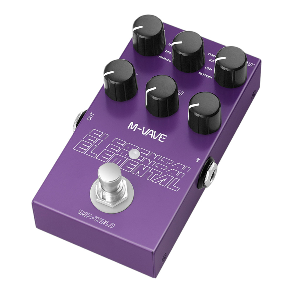 M-Vave Elemental Guitar Delay Effects Pedal / 9 Delay Effects
