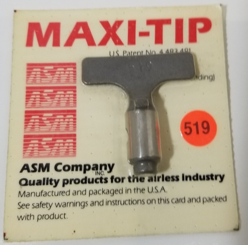 ASM MAXI-TIP 519 airless spray gun tip