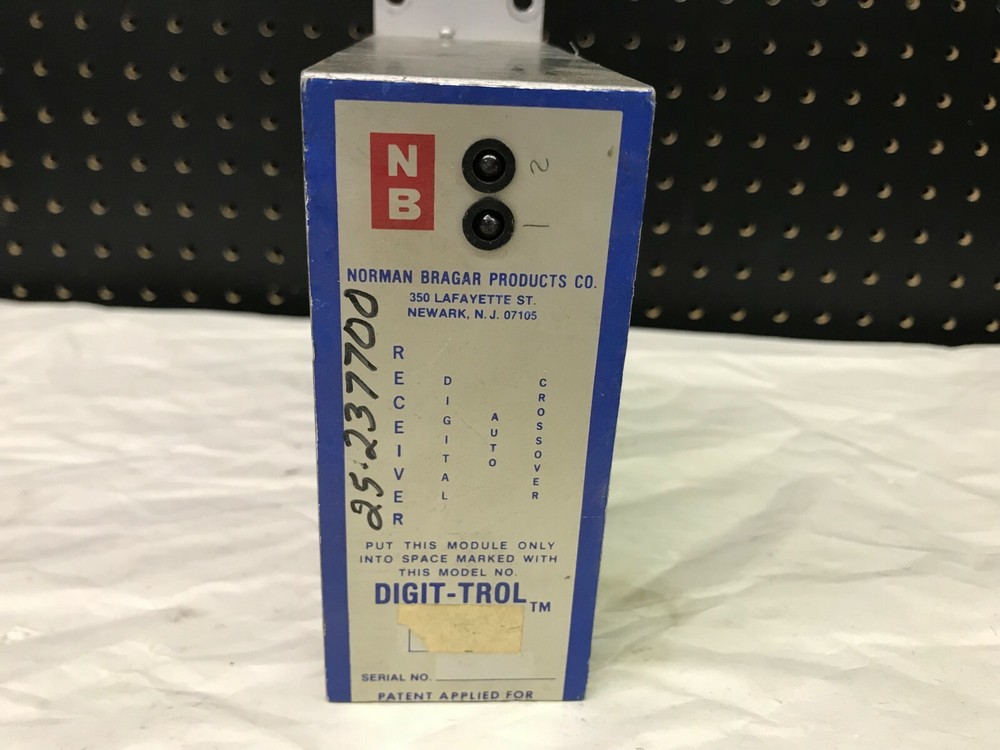 Norman Bragar Digit-Trol Receiver Digital Auto Crossover Untested