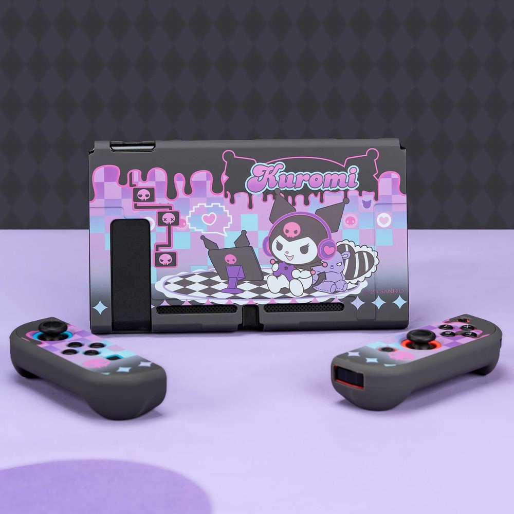 GeekShare X Sanrio Protective Case for Nintendo Switch Console & JoyCon Kuromi