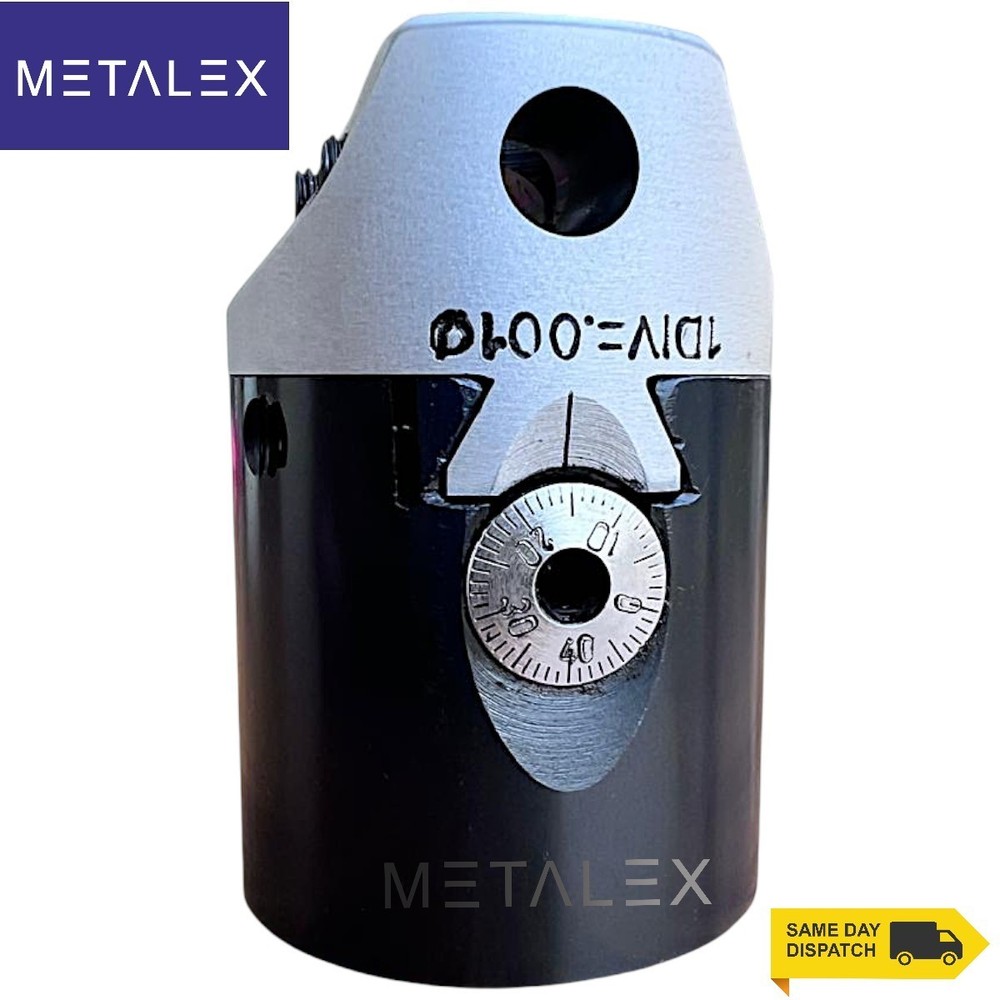 1.5" Precision Adjustable Boring Head Set With MT2 Shank & HSS Carbide Tool Bit