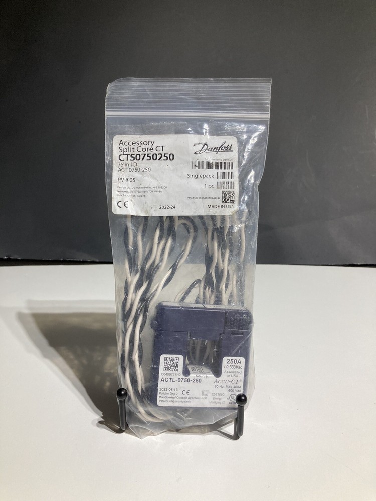 Danfoss Split-Core Current Transformer, 250A CTS0750250