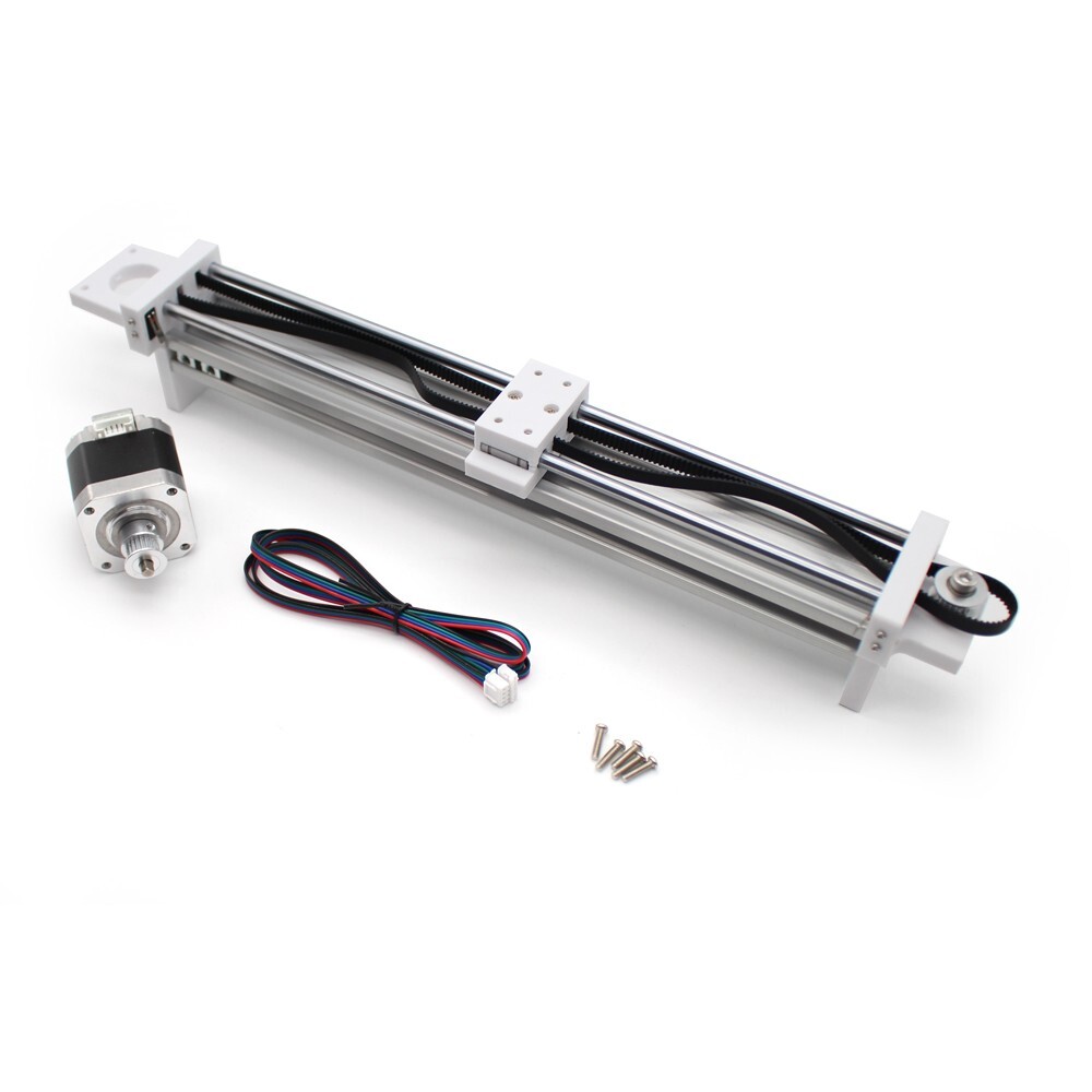 Stroke 30CM Linear Slider Synchronous Belt Double Bearing Guideway Slide Table