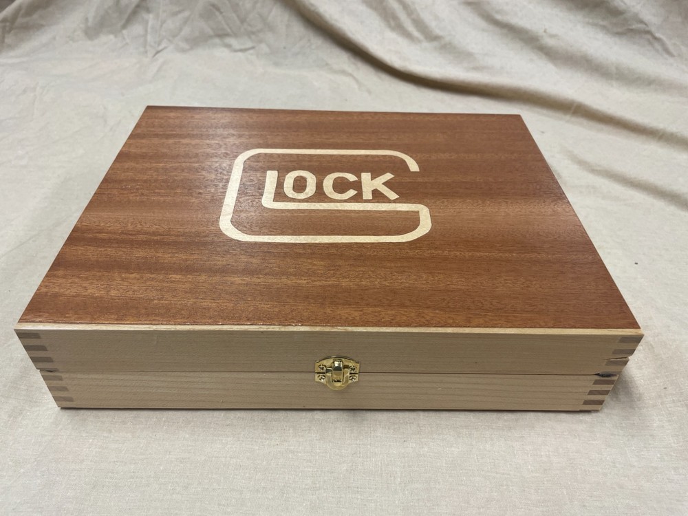 Hand Crafted Glock Solid wood Storage boxes, gun case, display box