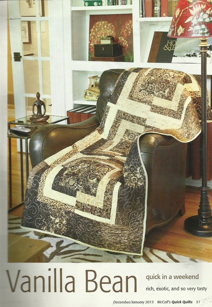 C0008  VANILLA BEAN QUILT PATTERN/INSTRUCTIONS