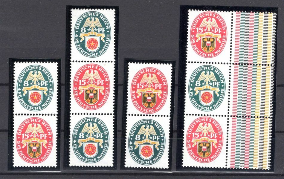 Dr-Zusdr. S68/71 Impeccable MNH Mint (18640