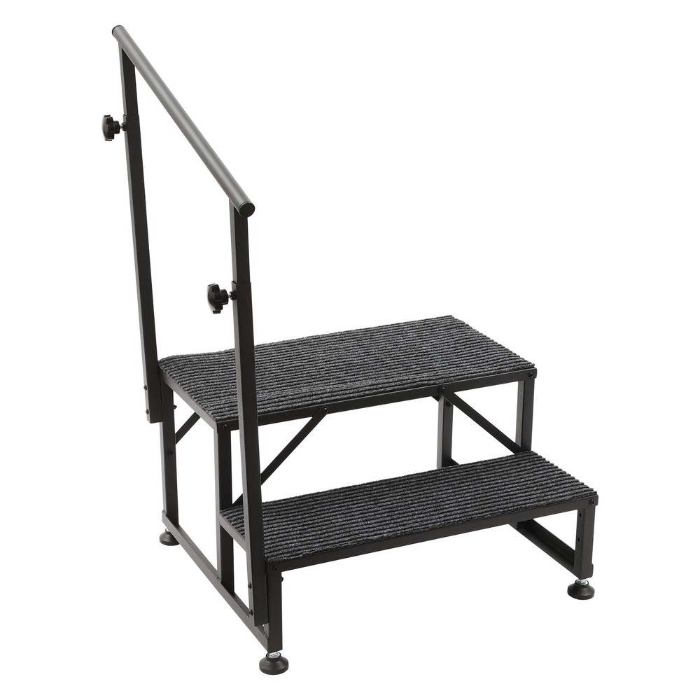 2-Step Ladder with Handrails for Pool and Home Use, Durable & Stable