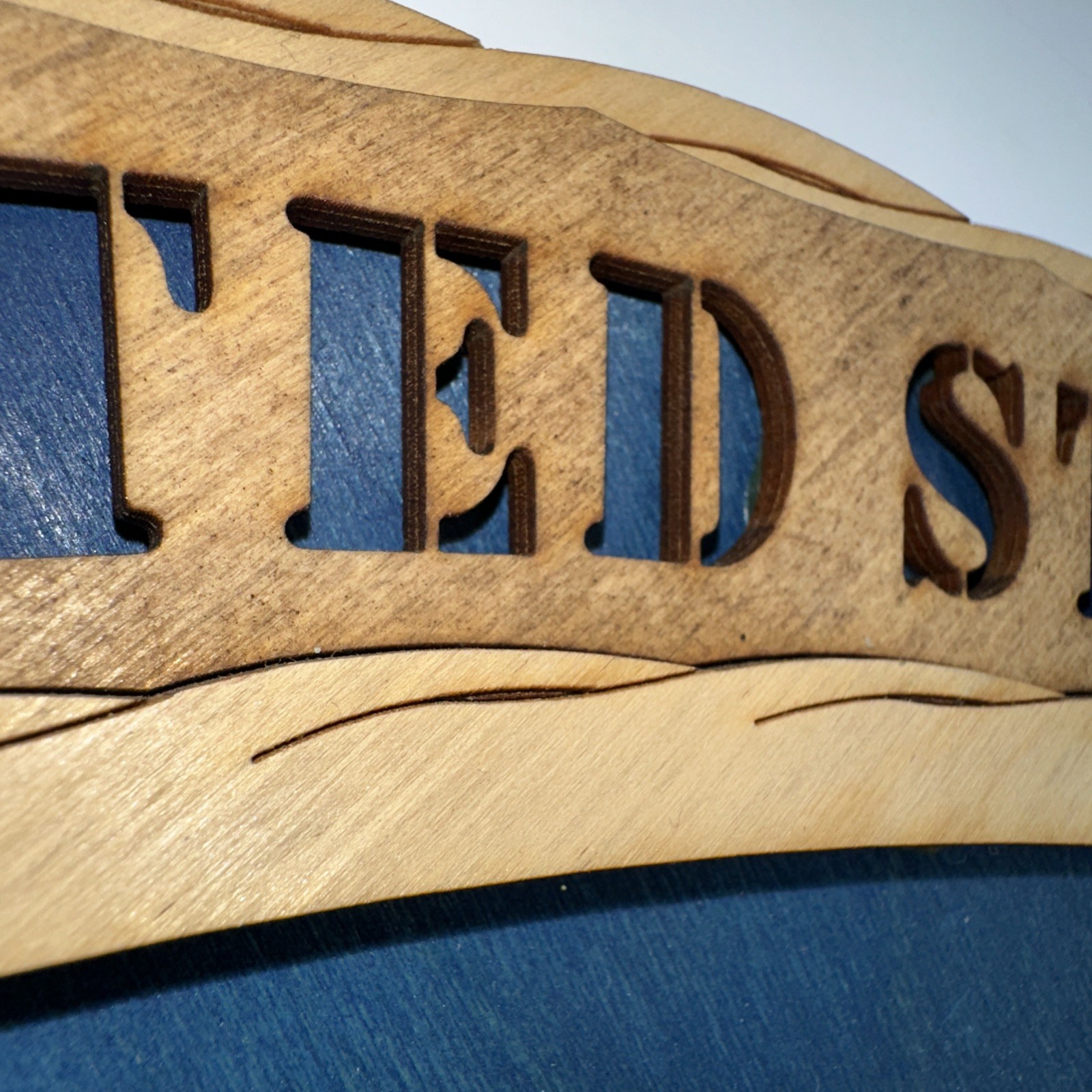 US Navy USS Kidd DD661 Wooden 3D Laser Cut Wall Decor Military Ship Plaque