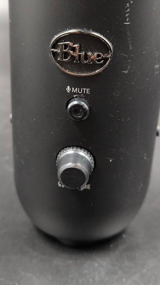 Blue Yeti Microphone Used Working Black