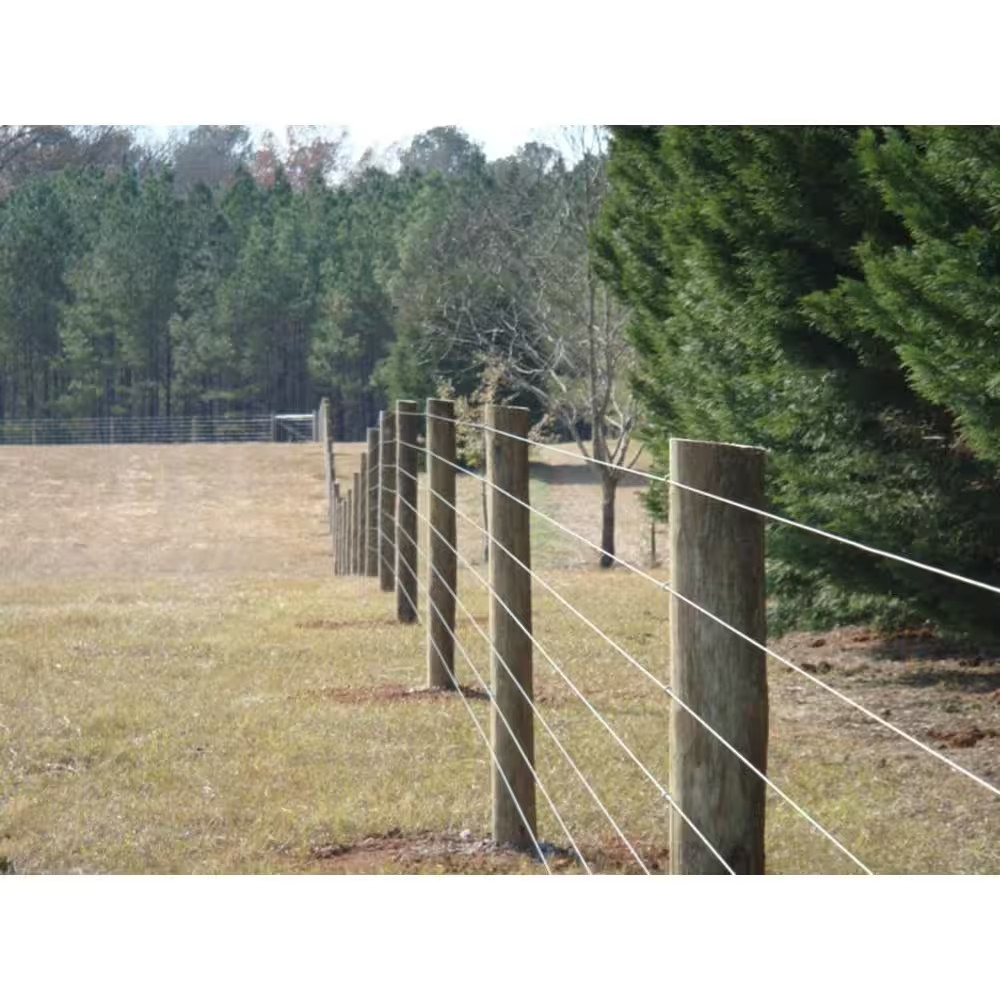 170 ft 9 Gauge Galvanized Steel Wire Coil Rust Resistant Class 3 Smooth Durable