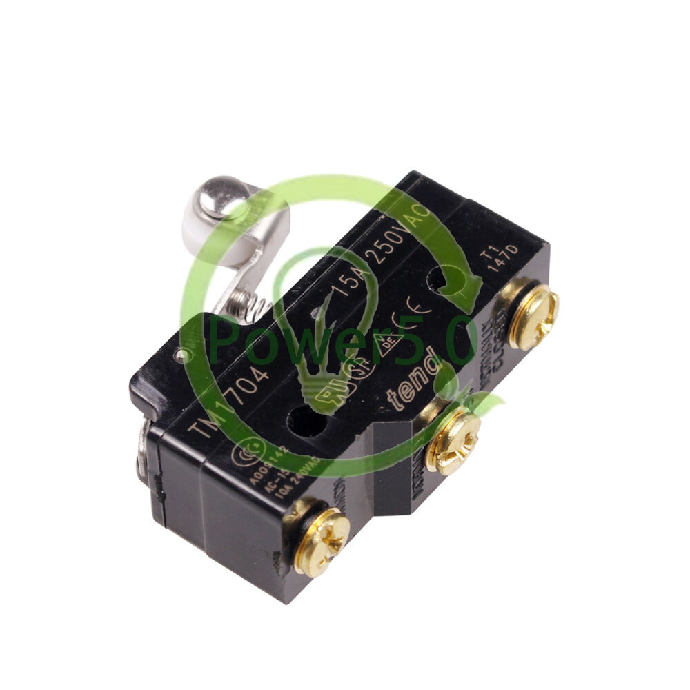 New 250V 15 Amp TM-1704 Short Hinge Roller Lever Micro Limit Switch