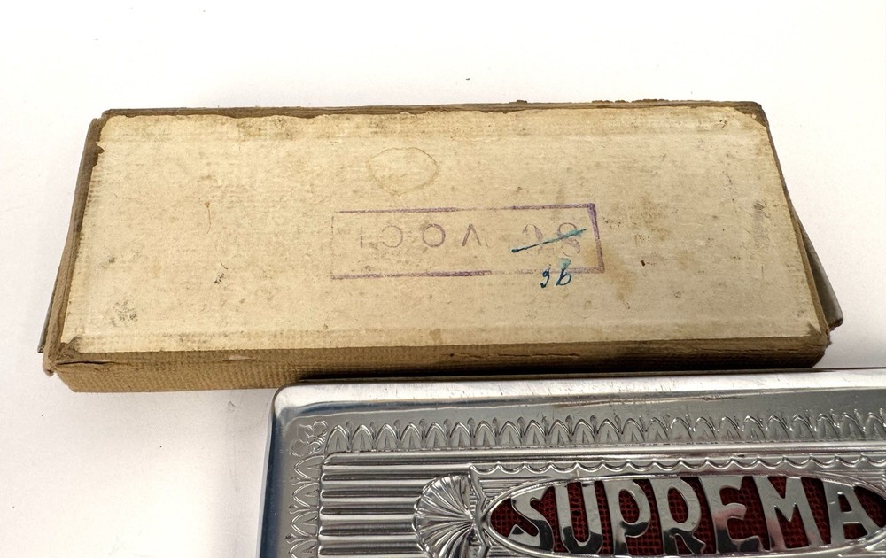 Vintage SUPREMA Harmonica with original Box!