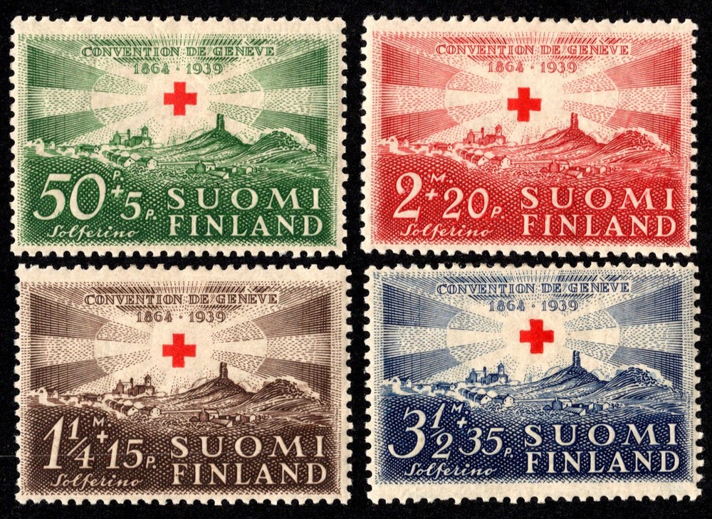 Finland Scott B35-B38 Unused hinged.