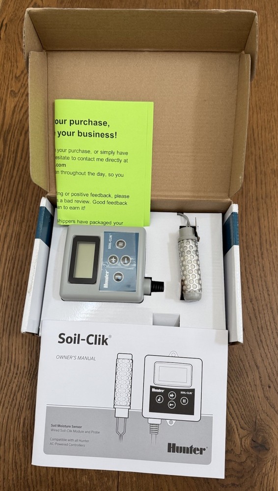 Hunter Soil-Clik Soil Moisture Probe and Module Moisture Sensor