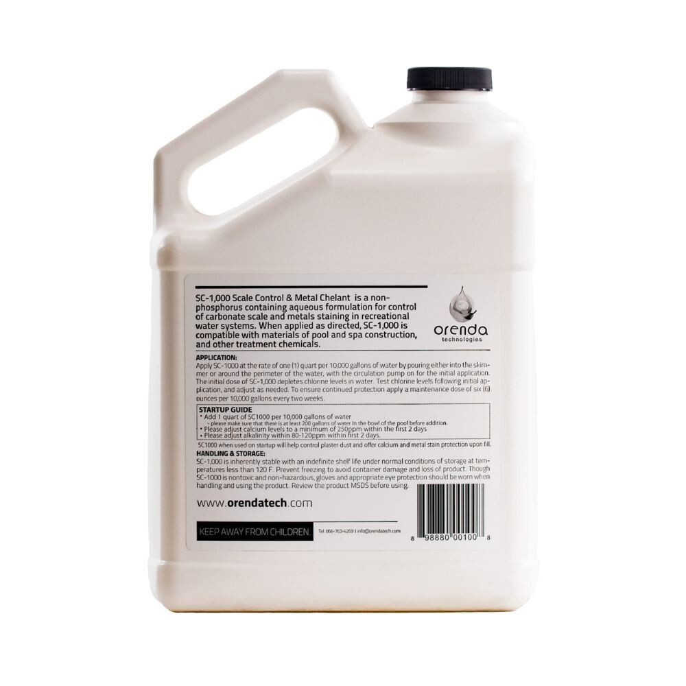 Orenda SC-1000-GAL Scale Control and Metal Control, 1-Gallon ORE-50-104