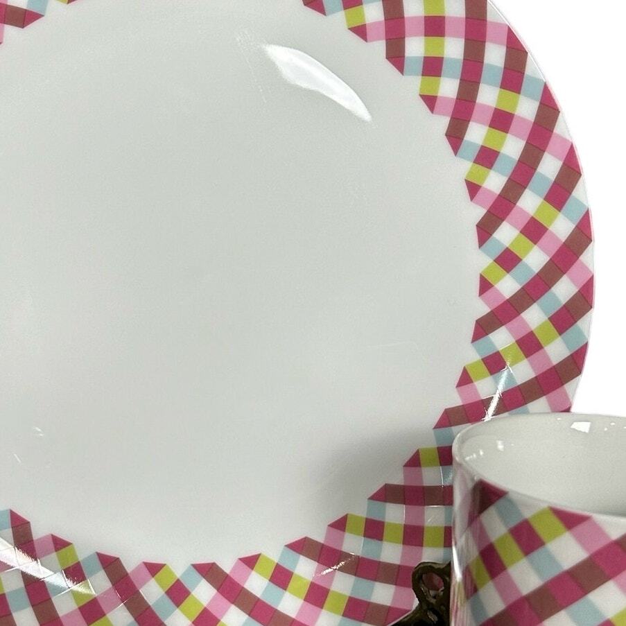 TableTops Gallery Gingham Dinnerware 4-Piece Place Setting